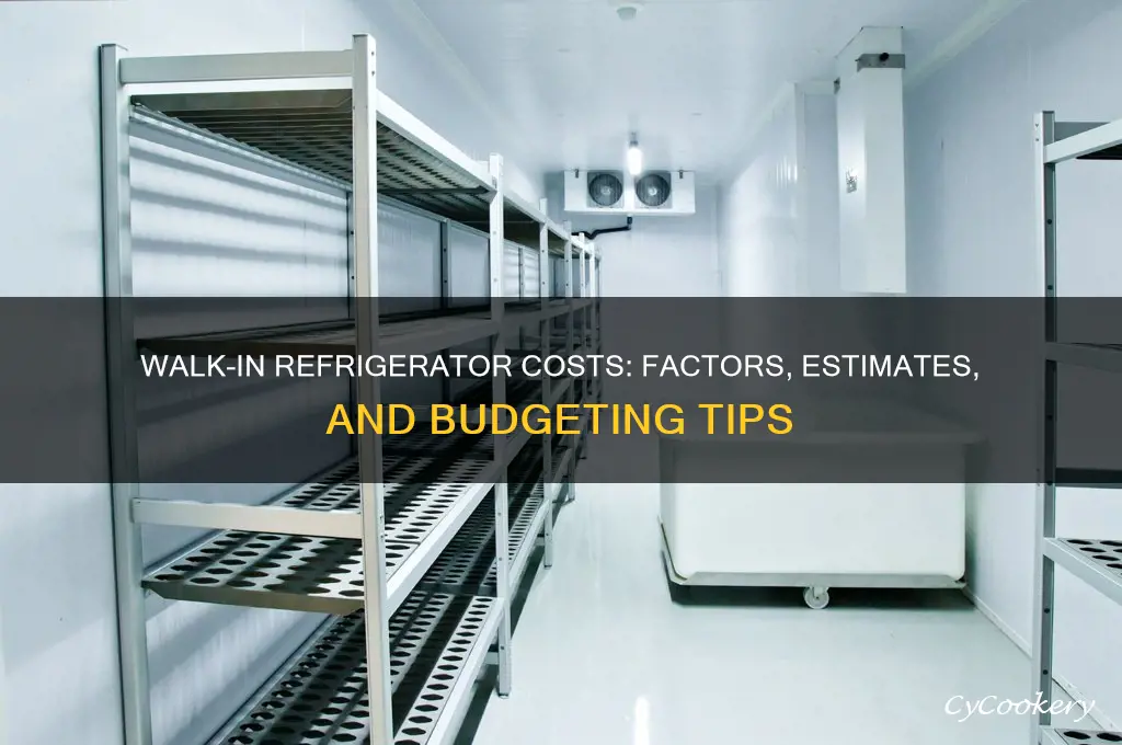 how much does a walk in refrigerator cost