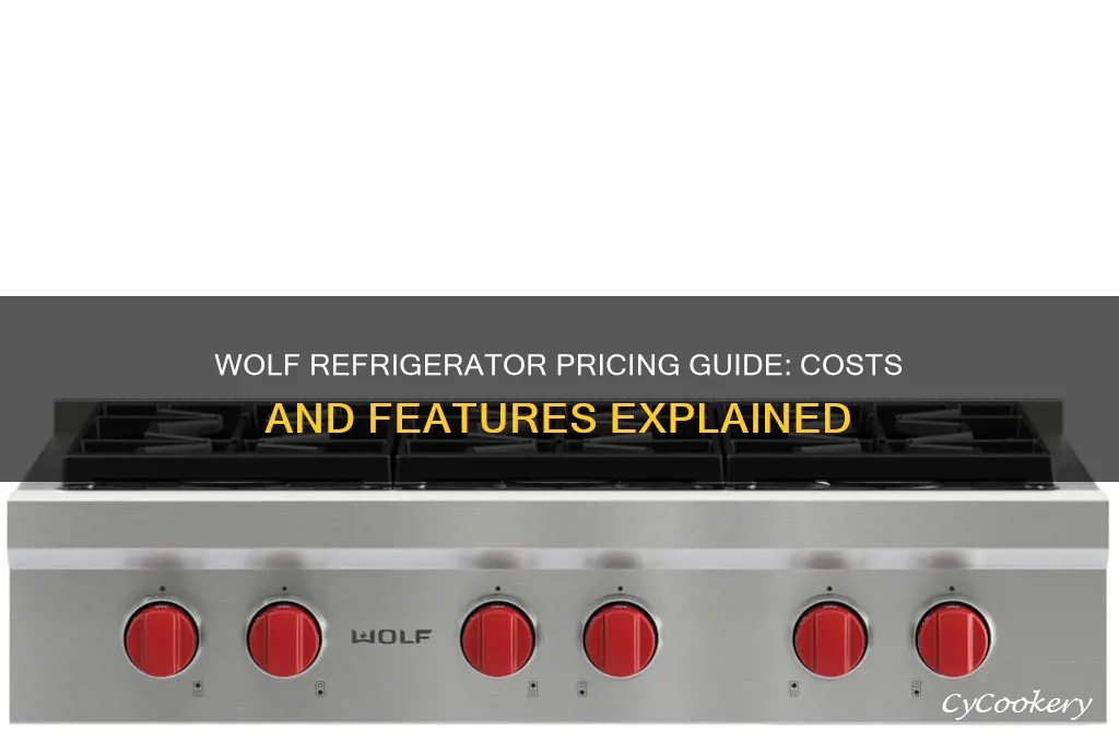how much does a wolf refrigerator cost