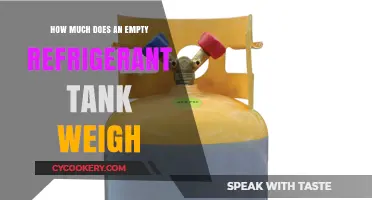 Empty Refrigerant Tank Weight: What to Expect Before Filling
