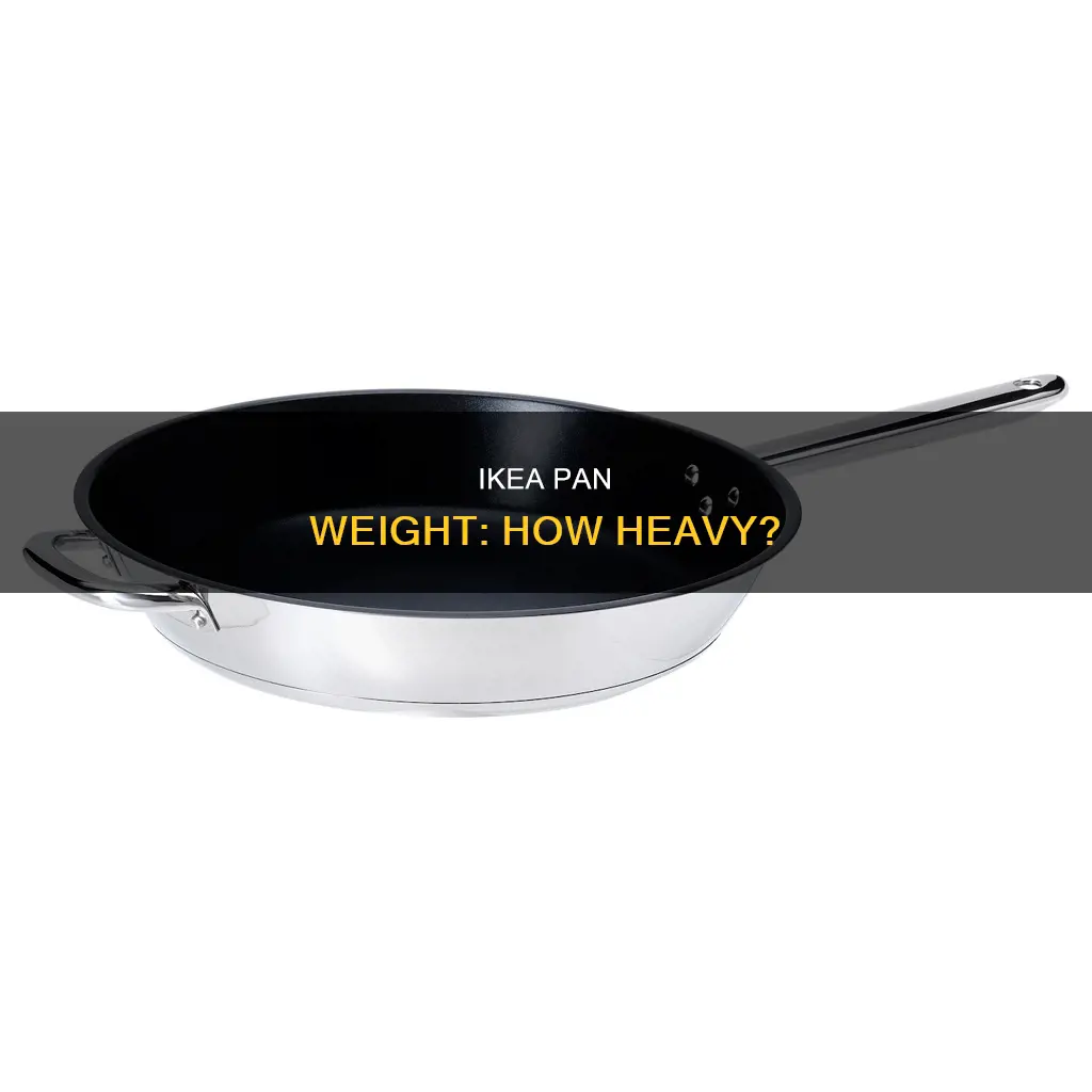 how much does an ikea pan weight