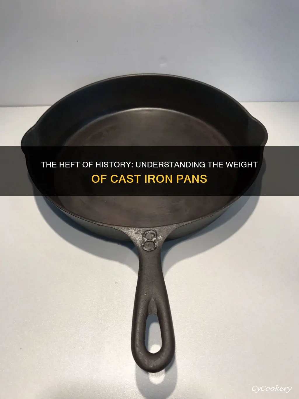 how much does cast iron pan weigh