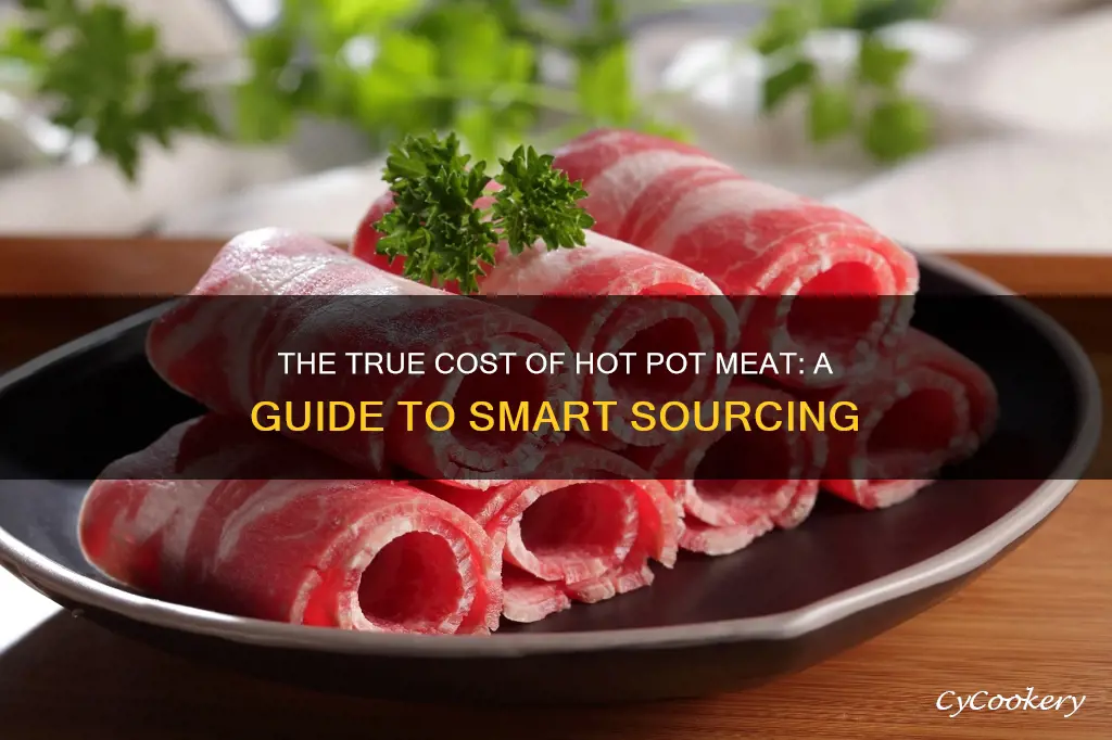 how much does hot pot meat cost