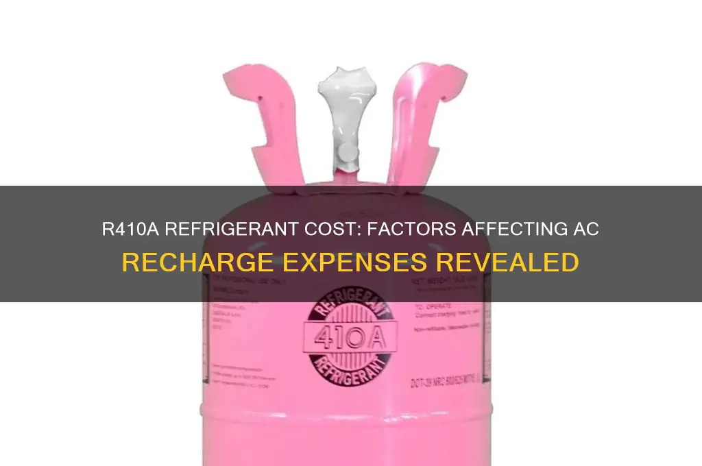 how much does it cost to add r412a refrigerant