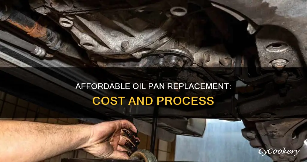 how much does it cost to change an oil pan