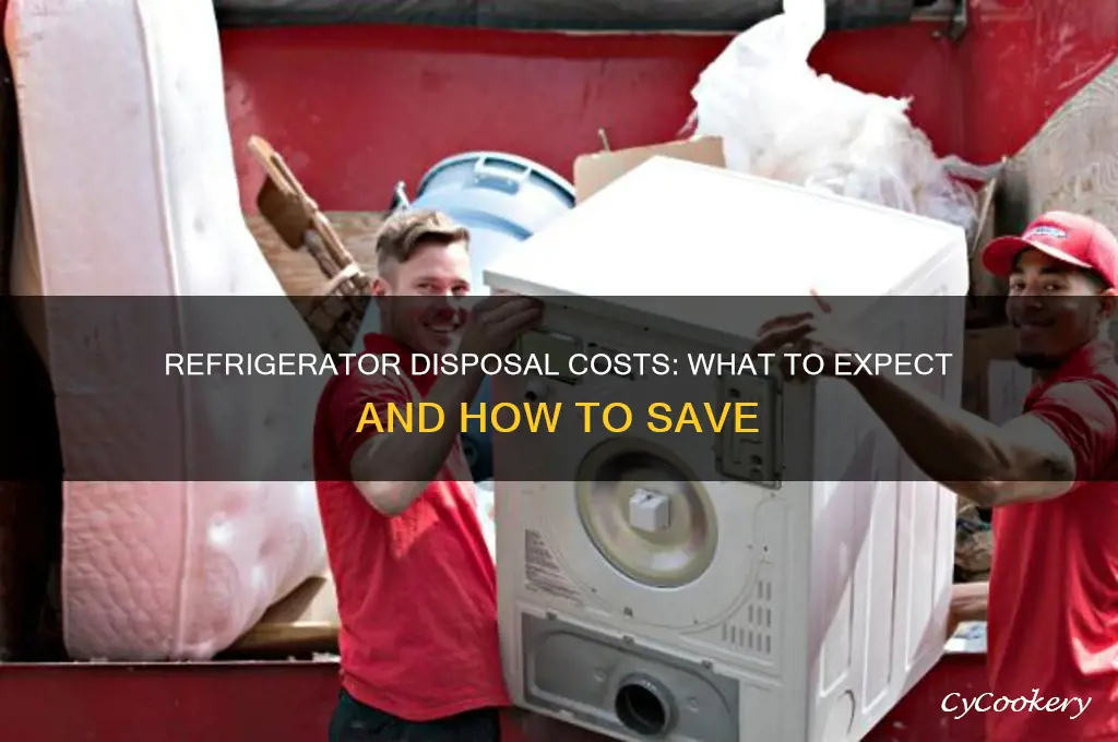 how much does it cost to dispose of refrigerator