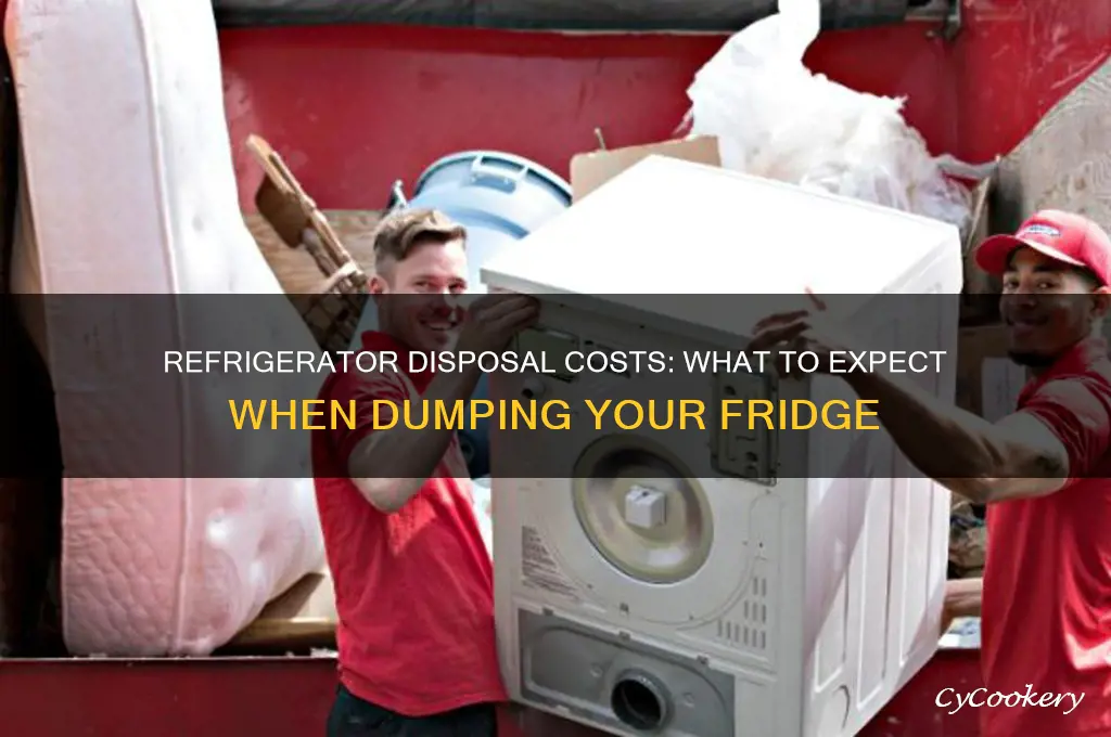 how much does it cost to dump a refrigerator
