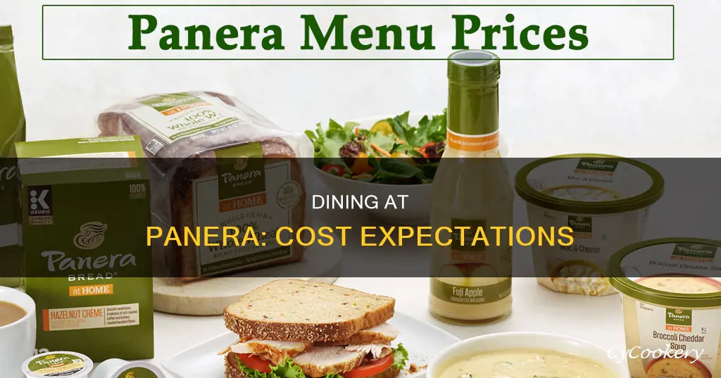 how much does it cost to eat at panara bread