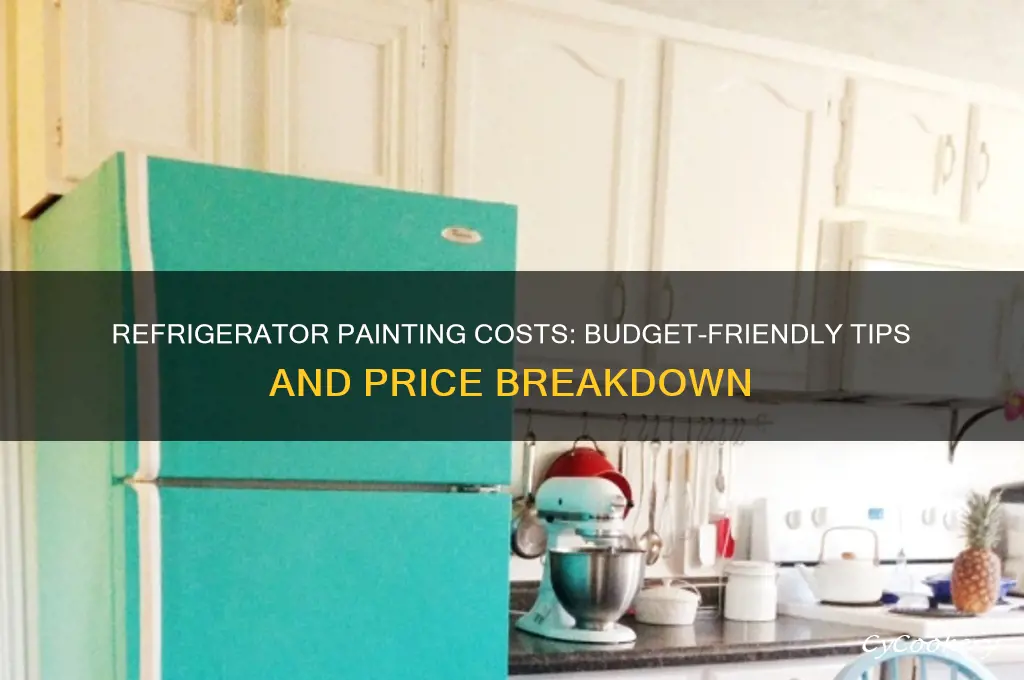 how much does it cost to paint a refrigerator