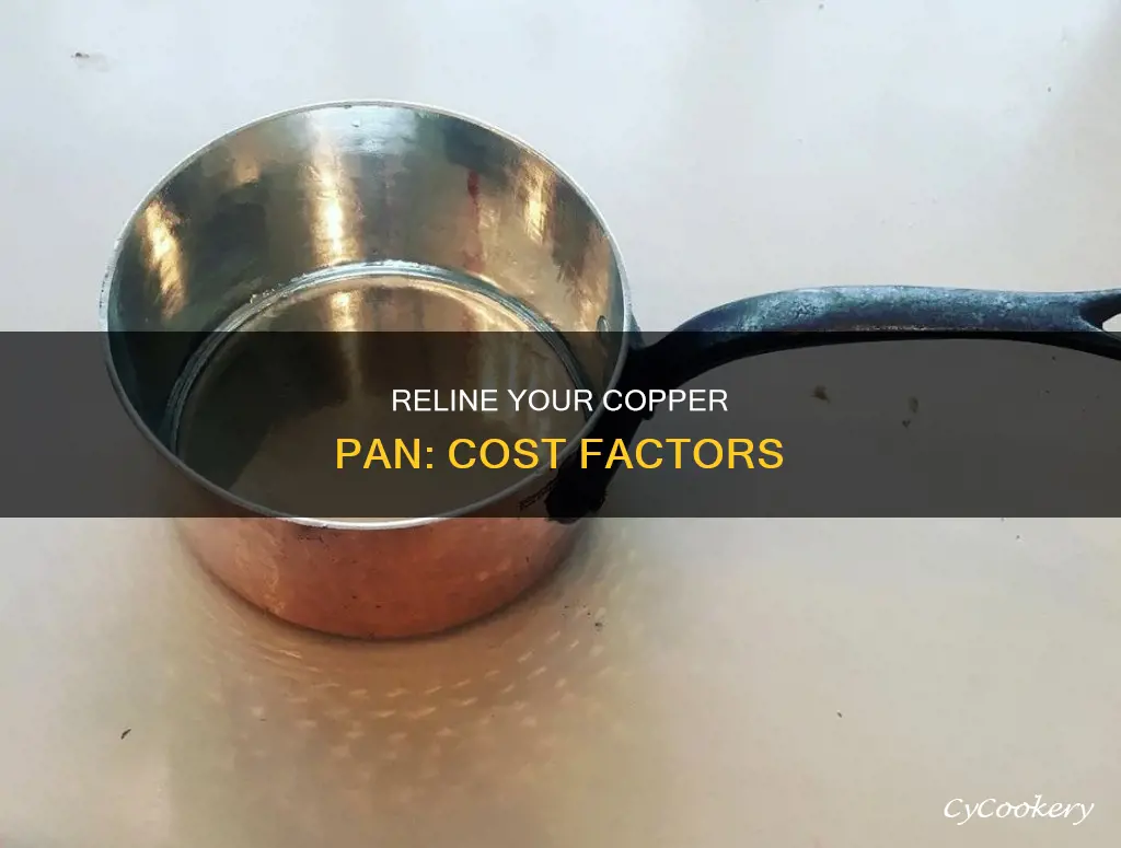 how much does it cost to reline a copper pan