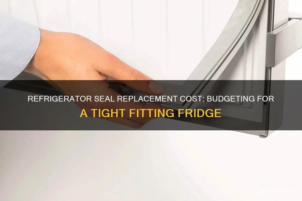 how much does it cost to replace refrigerator seal