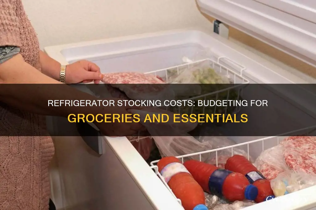 how much does it cost to stock a refrigerator