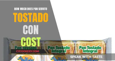 Pan Servito Tostado: Cost and More