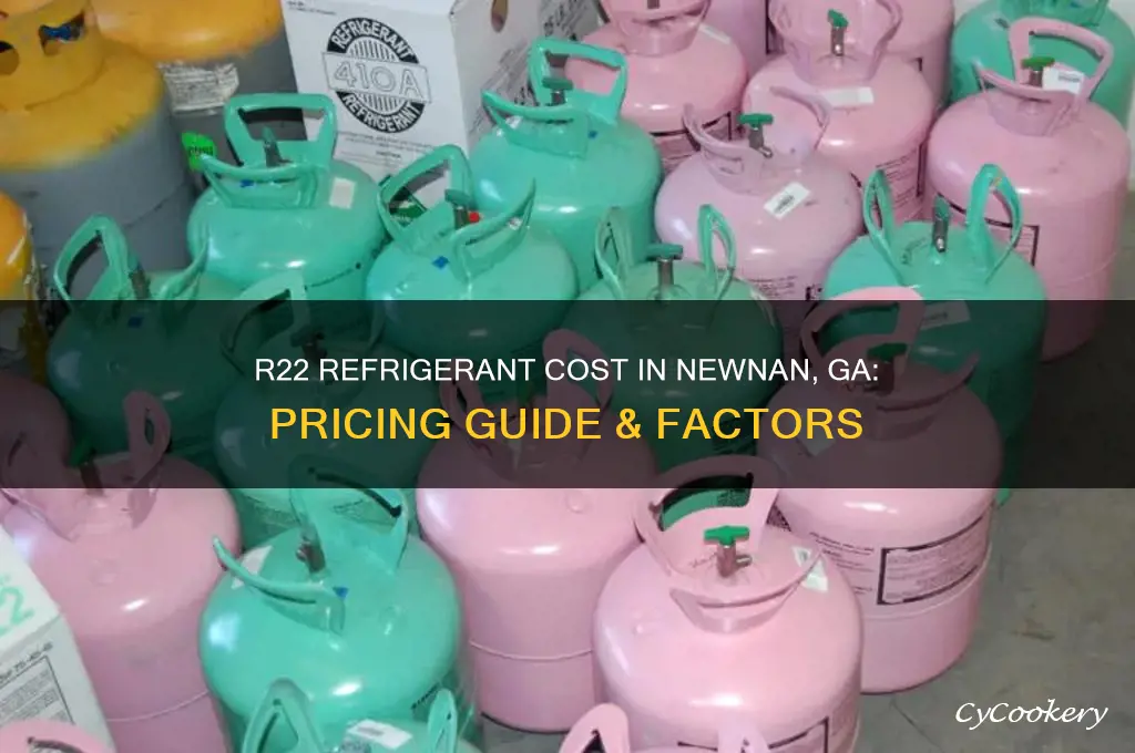 how much does r22 refrigerant cost in newnan ga