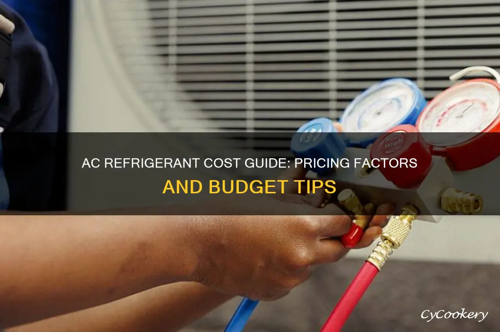 how much does refrigerant cost for ac unit