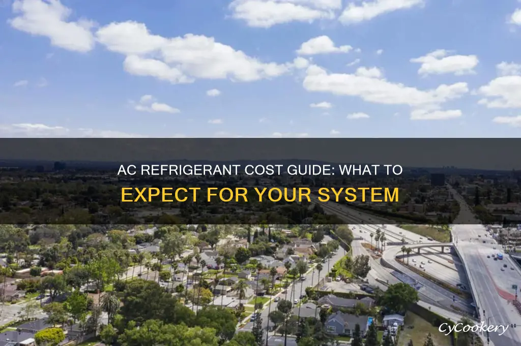 how much does refrigerant cost for ac