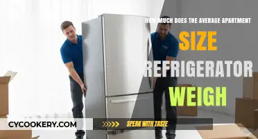 Average Apartment Refrigerator Weight: What to Expect When Moving