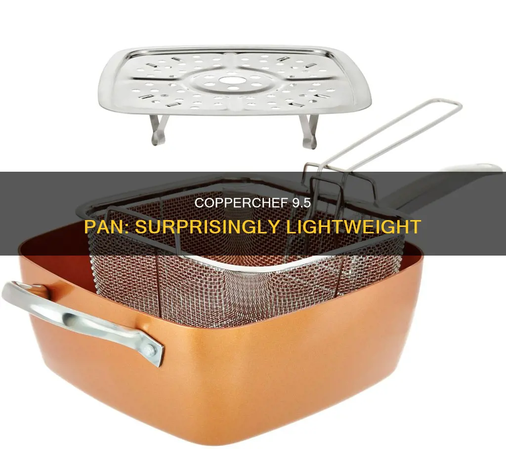 how much does the copperchef 9.5 pan weigh