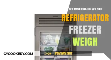 Sub-Zero Refrigerator Freezer Weight: A Comprehensive Guide to Its Mass