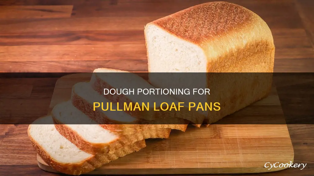 how much dough for 15 pullman loaf pan