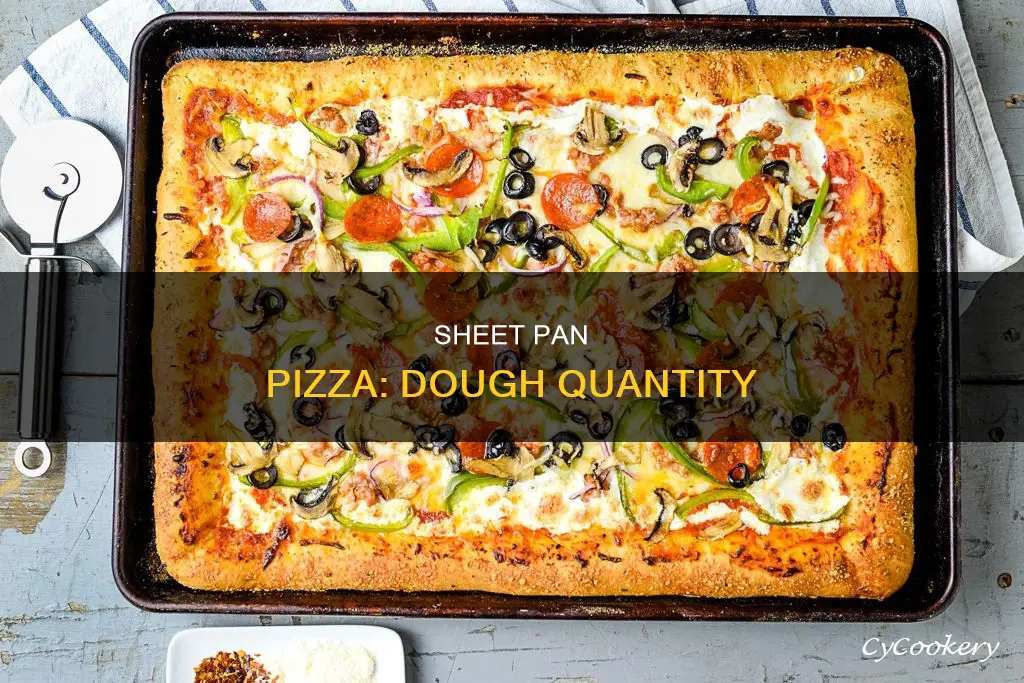 how much dough for a sheet pan pizza