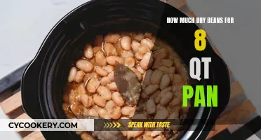 Dry Beans: 8-Qt Pan Portioning