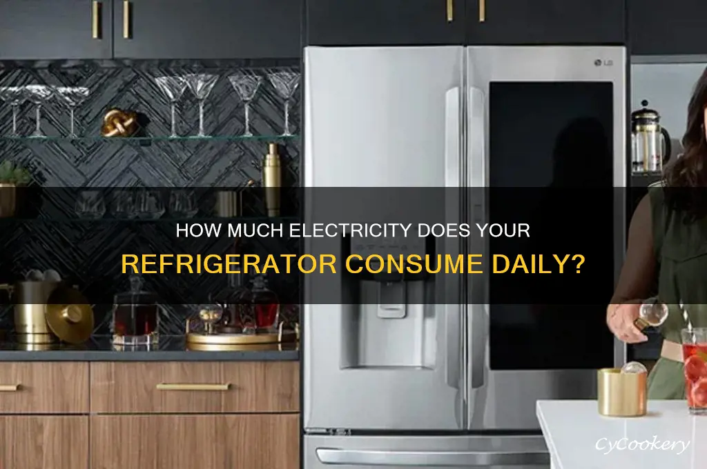 how much electric does your refrigerator use