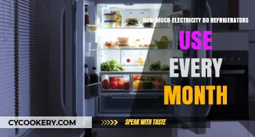 Monthly Refrigerator Electricity Usage: Understanding Your Energy Costs
