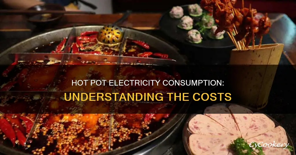 how much electricity does a hot pot use