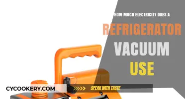 Refrigerator Vacuum Electricity Usage: How Much Power Does It Consume?