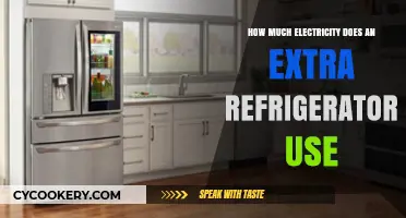 Extra Fridge Energy Costs: How Much Electricity Does It Use?