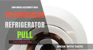 RF260BEAESR Refrigerator Power Consumption: How Much Electricity Does It Use?