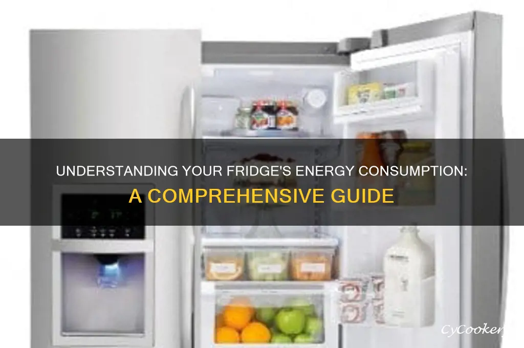 how much energy does my refrigerator use