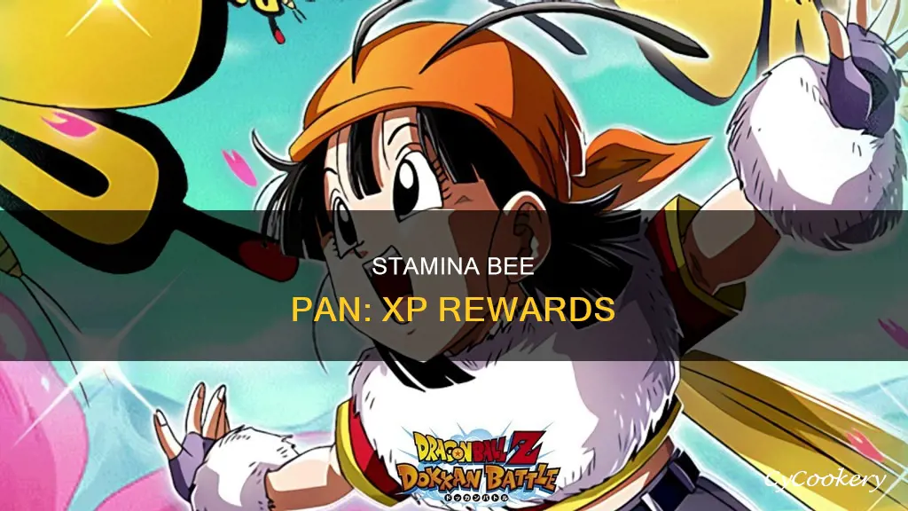 how much exp does 80 stamina bee pan give