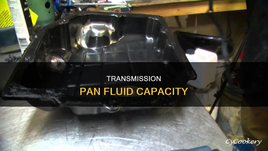 how much fluid does a 42rle transmission pan hold