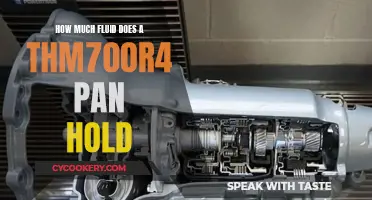 THM700R4 Pan Fluid Capacity