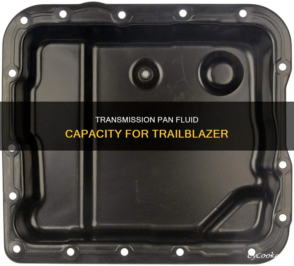 how much fluid for transmission pan 2006 trailblazer