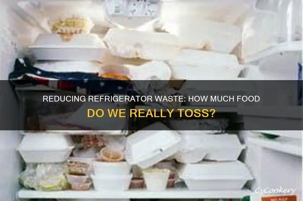 how much food is wasted in a refrigerator