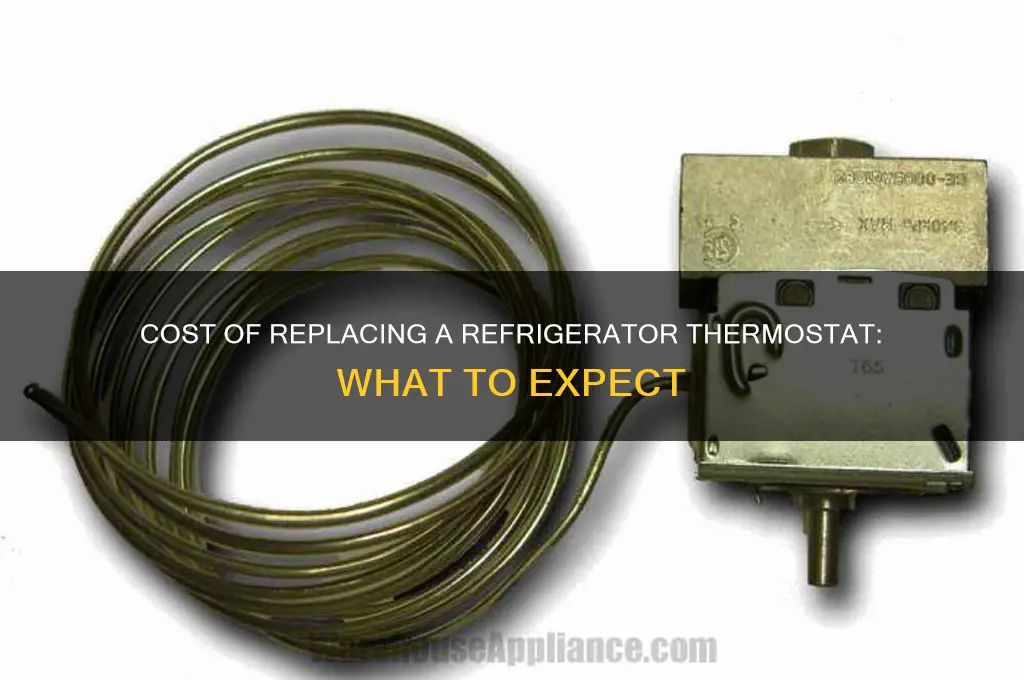 how much for a new thermostat in a refrigerator