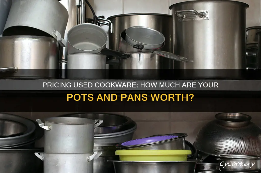 how much for used pots and pans