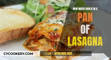 Garlic Lasagna: How Much is Too Much?