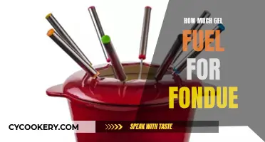 Fondue Fun: How Much Gel Fuel is Needed?