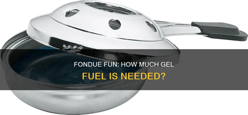 how much gel fuel for fondue