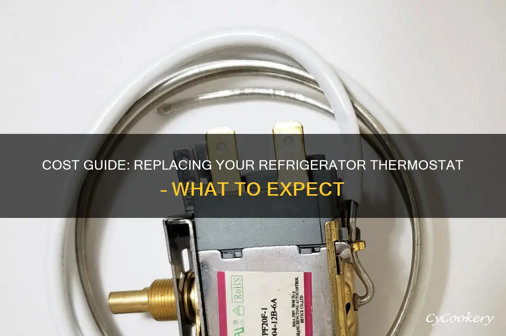 how much i can to pay for change thermostat refrigerator