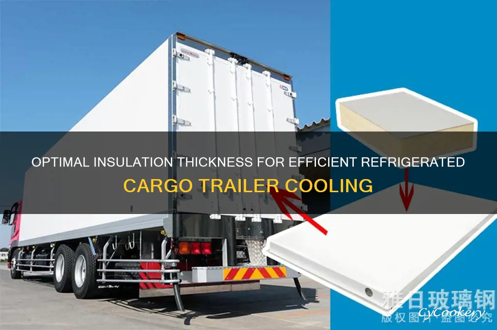 how much insulation for refrigerated cargo trailer