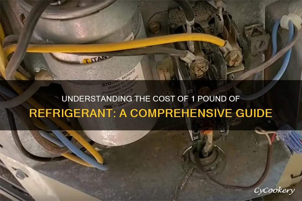 how much is 1 lb of refrigerant