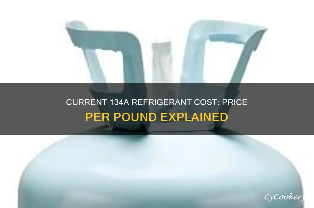 how much is 134a refrigerant per pound