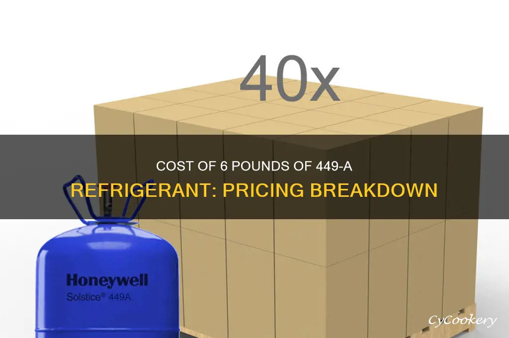how much is 6 pounds of 449-a refrigerant