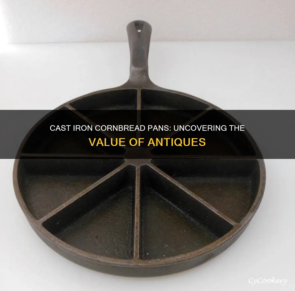 how much is a antique cast iron cornbread pans