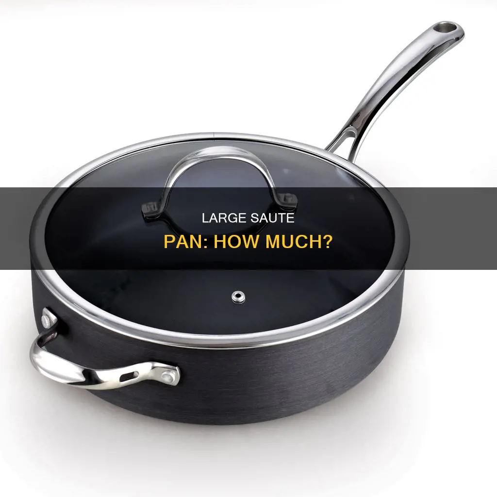 how much is a big saute pan