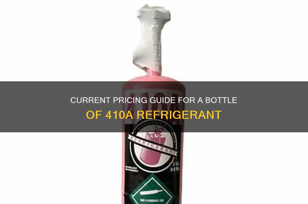how much is a bottle of 410a refrigerant